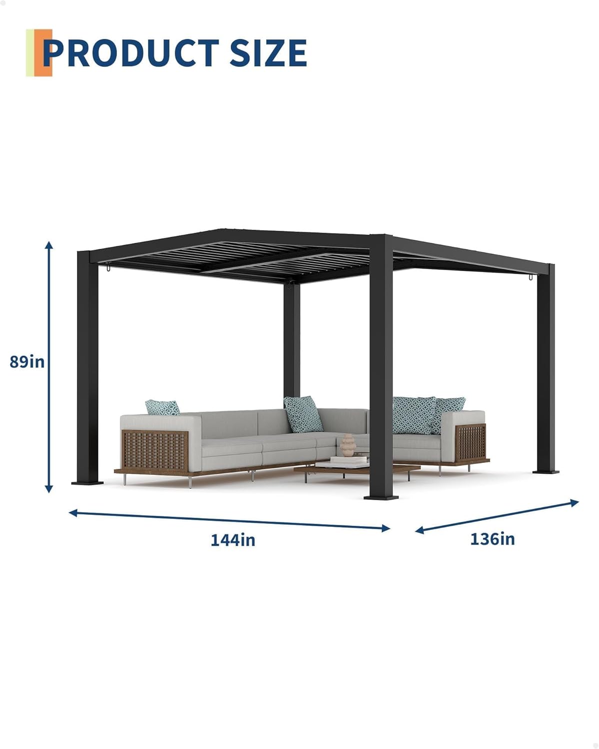 buy GAOMON louvered pergola,should I buy a louvered pergola for patio,GAOMON pergola vs other aluminum hardtop,GAOMON louvered pergola pros cons,best louvered pergola for backyard,GAOMON pergola worth buying unboxing and complete package contents