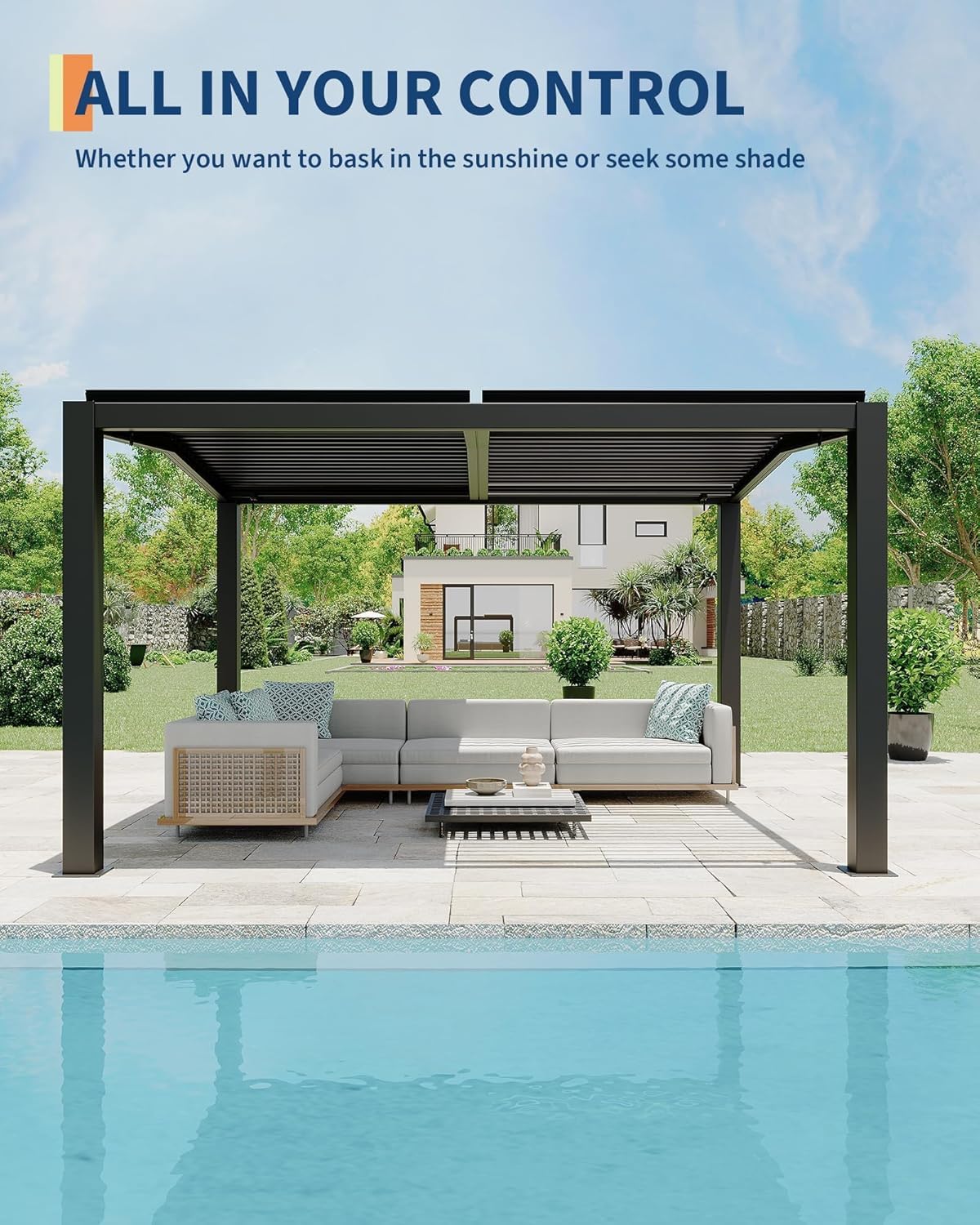 buy GAOMON louvered pergola,should I buy a louvered pergola for patio,GAOMON pergola vs other aluminum hardtop,GAOMON louvered pergola pros cons,best louvered pergola for backyard,GAOMON pergola worth buying performance testing and real-world results