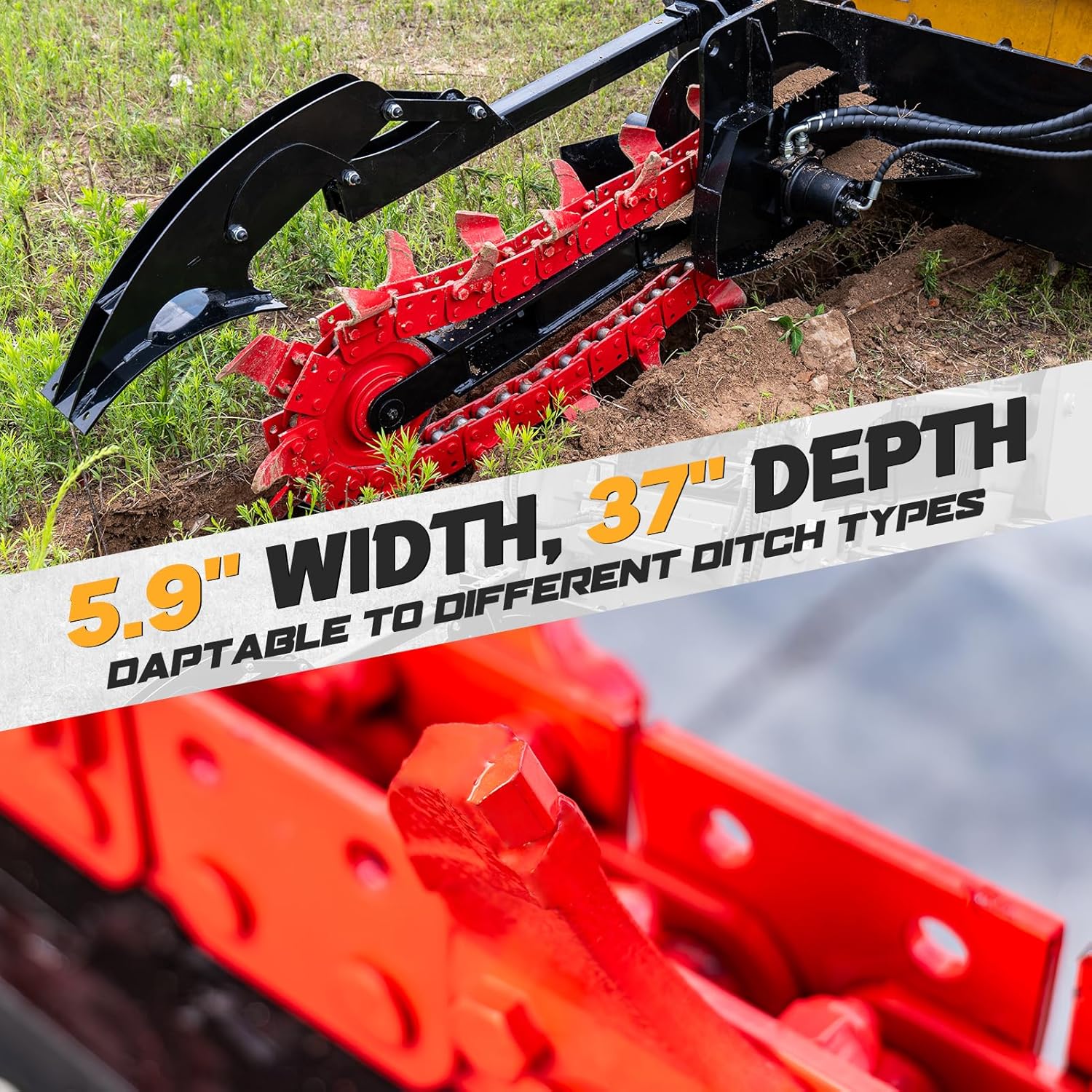 buy GIYI skid steer trencher attachment,should I buy GIYI trencher,GIYI trencher vs others,best skid steer trencher attachment,GIYI trencher pros cons,skid steer trencher worth buying performance testing and real-world results