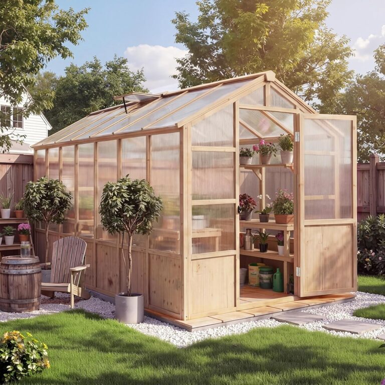 Image 1 of buy Garvee 8x14 wooden greenhouse