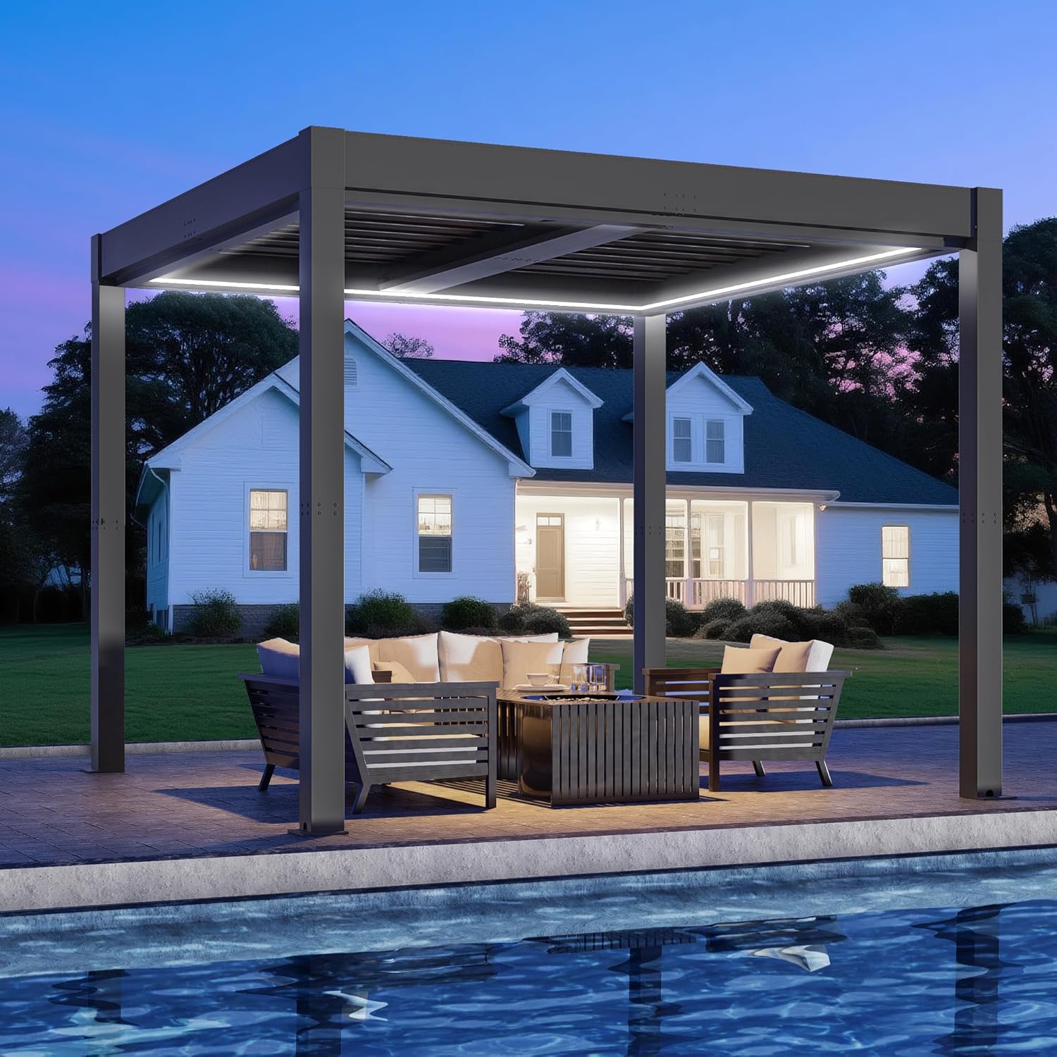 Image 1 of buy Greesum electric pergola