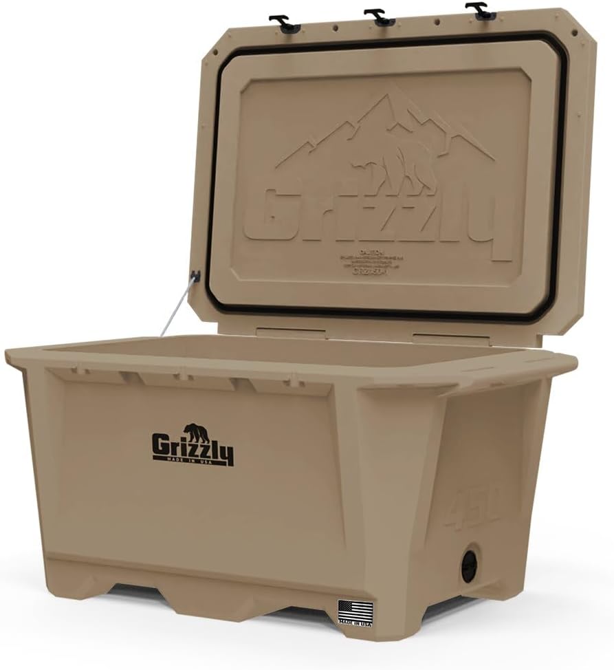Step-by-step guide for buy Grizzly 450 cooler, Grizzly 450 vs competitors, biggest rotomolded cooler for cars, Grizzly 450 ice retention test, best 450 quart cooler for camping, Grizzly Coolers worth it - complete tutorial