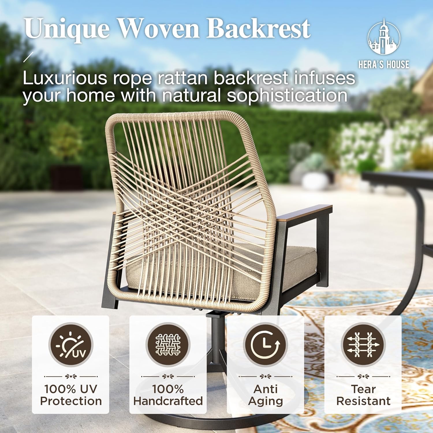 Step-by-step guide for buy HERA'S HOUSE patio chairs,HERA'S HOUSE swivel chair worth buying,best wrought iron patio chairs for outdoor,HERA'S HOUSE vs other outdoor dining chairs,should I buy HERA'S HOUSE patio set,heavy duty outdoor chairs pros cons - complete tutorial