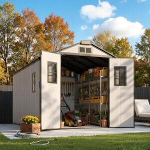 Image 1 of buy HOOOWOOO 8x12 storage shed