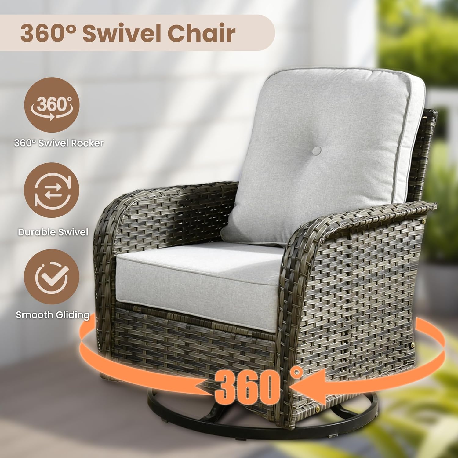buy HOOOWOOO patio furniture set,HOOOWOOO outdoor conversation set pros cons,best all weather wicker loveseat sofa set,HOOOWOOO 8 piece outdoor set worth buying,HOOOWOOO vs other patio sets,should I buy HOOOWOOO patio furniture unboxing and complete package contents