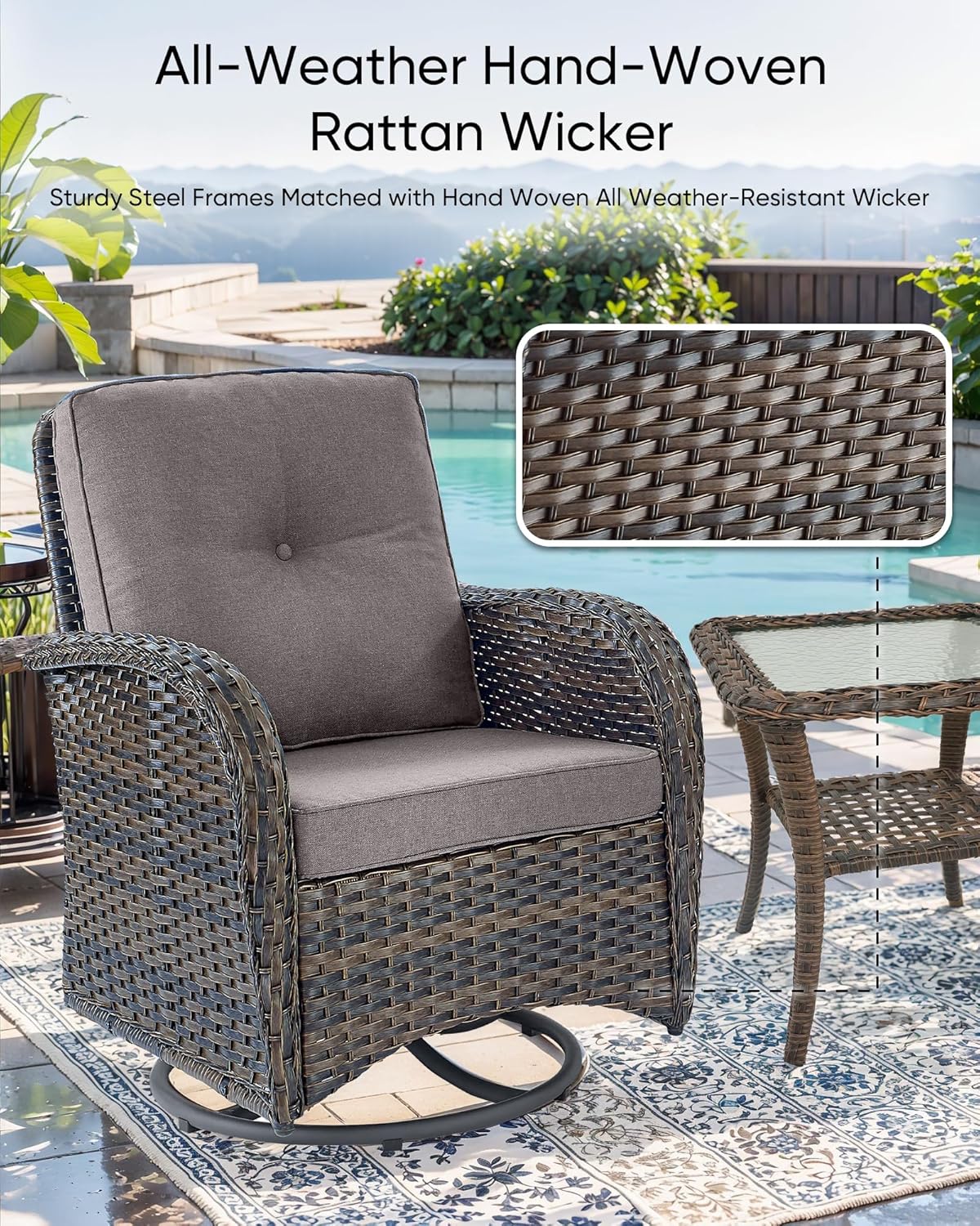 buy HUMMUH patio furniture set, HUMMUH outdoor set with fire pit, HUMMUH patio furniture pros cons, best wicker patio set for backyard, HUMMUH swivel rocker chairs worth buying, outdoor conversation set with fire table performance testing and real-world results