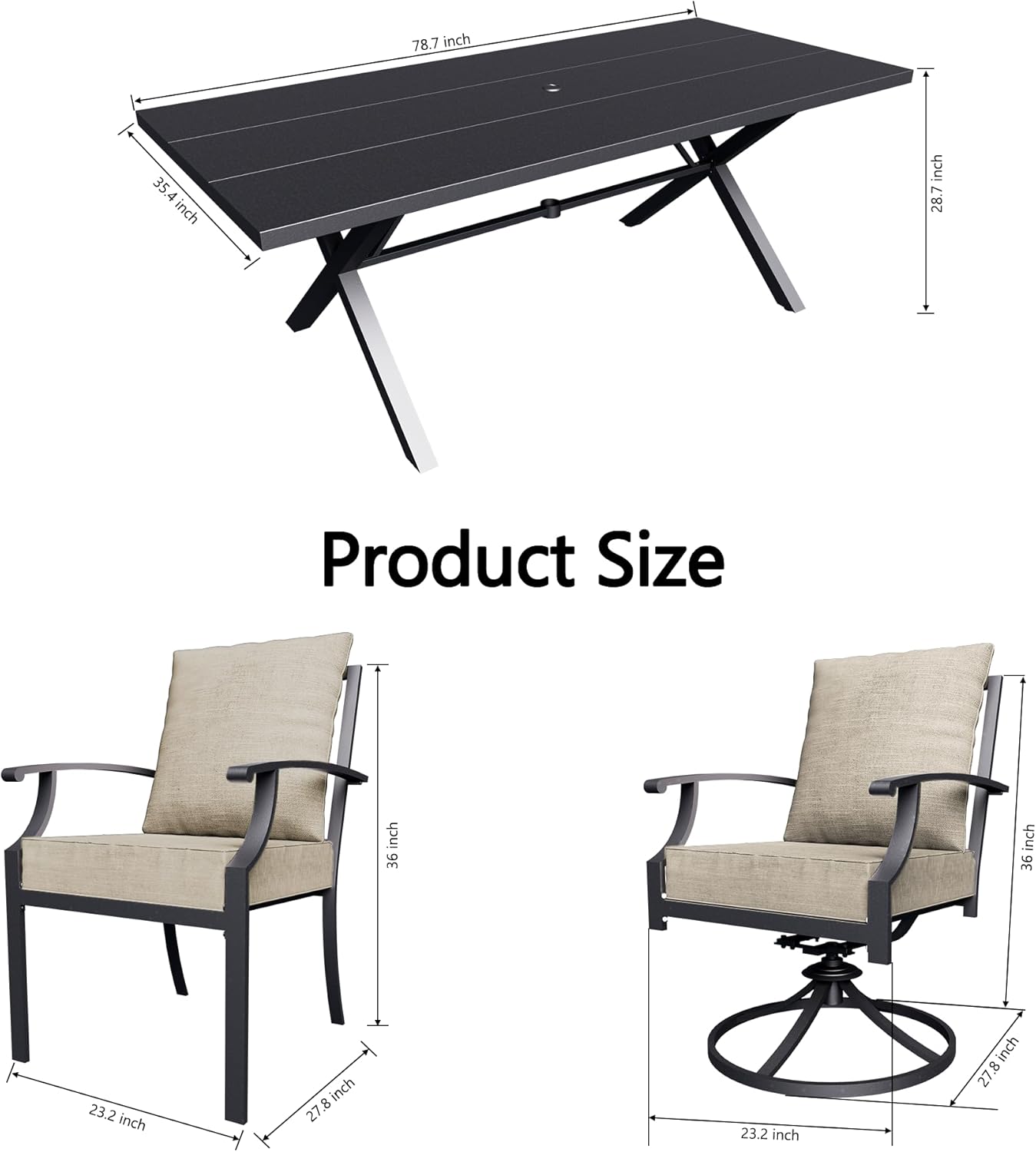 buy Halmuz outdoor dining set,Halmuz patio set pros cons,14 piece dining set worth buying,best outdoor dining set for backyard,Halmuz swivel chair set vs alternatives,should I buy Halmuz outdoor dining set unboxing and complete package contents