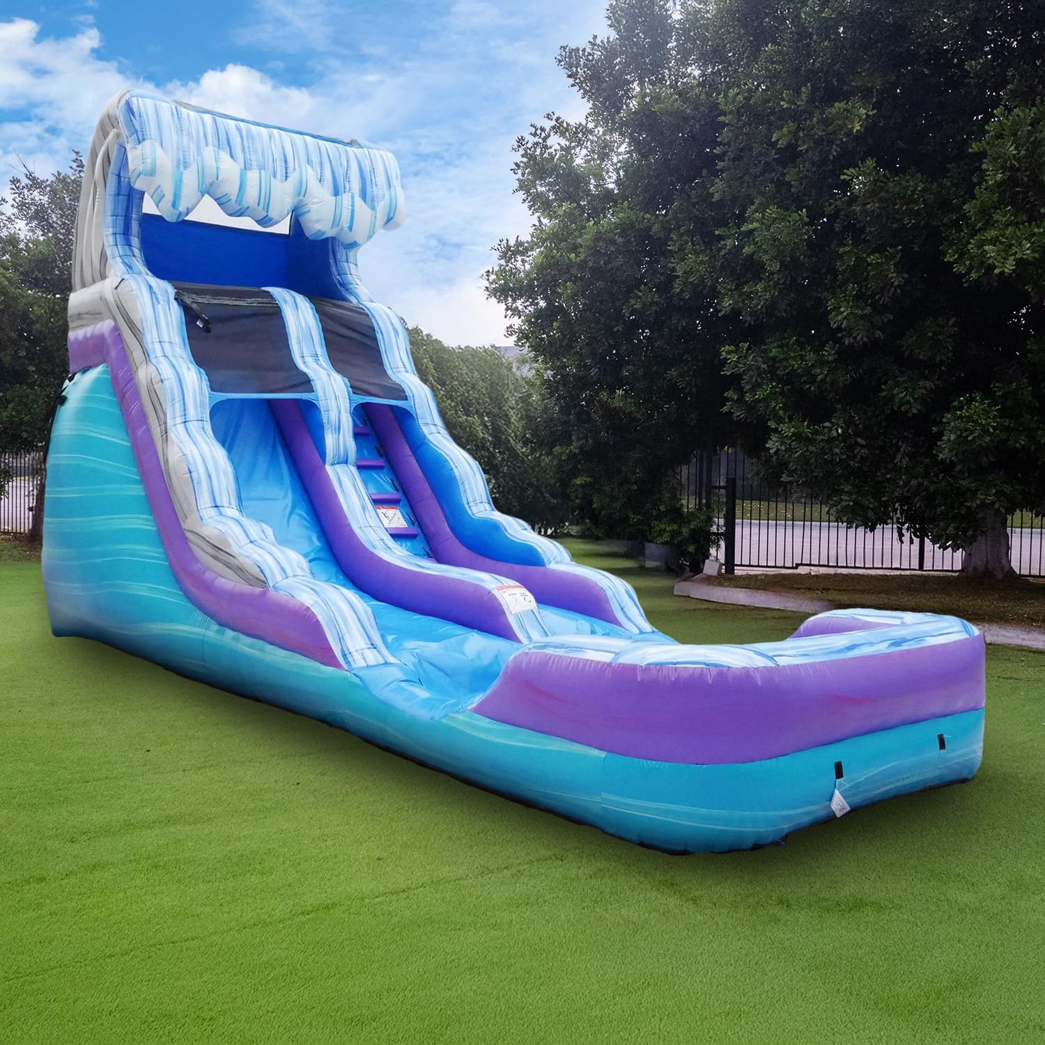 buy HeroKiddo inflatable water slide,HeroKiddo water slide pros cons,best inflatable water slide for kids,HeroKiddo vs other water slides,is HeroKiddo water slide worth buying,heavy duty water slide for car use unboxing and complete package contents