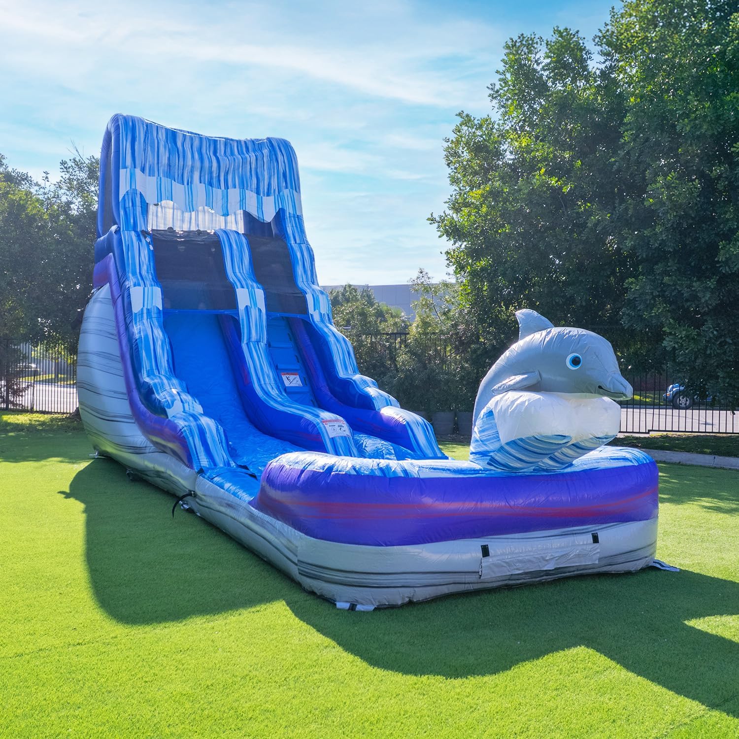 buy HeroKiddo inflatable water slide,should I buy HeroKiddo water slide,HeroKiddo vs other inflatable slides,HeroKiddo inflatable slide pros cons,best inflatable water slide for families,HeroKiddo dolphin slide worth buying unboxing and complete package contents
