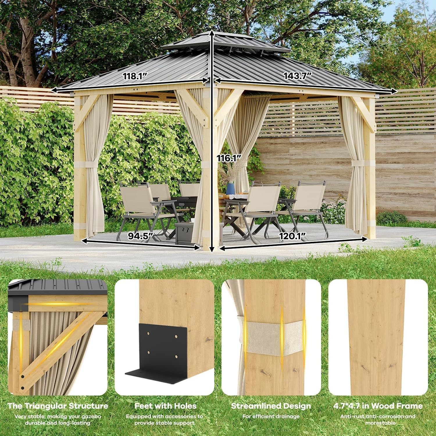Step-by-step guide for buy Hetoy hardtop gazebo 10x12,Hetoy hardtop gazebo pros cons,best wooden gazebo for patio,should I buy Hetoy hardtop gazebo,Hetoy gazebo vs other brands,Hetoy gazebo worth buying - complete tutorial