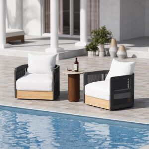 Image 1 of buy Homary patio swivel chairs