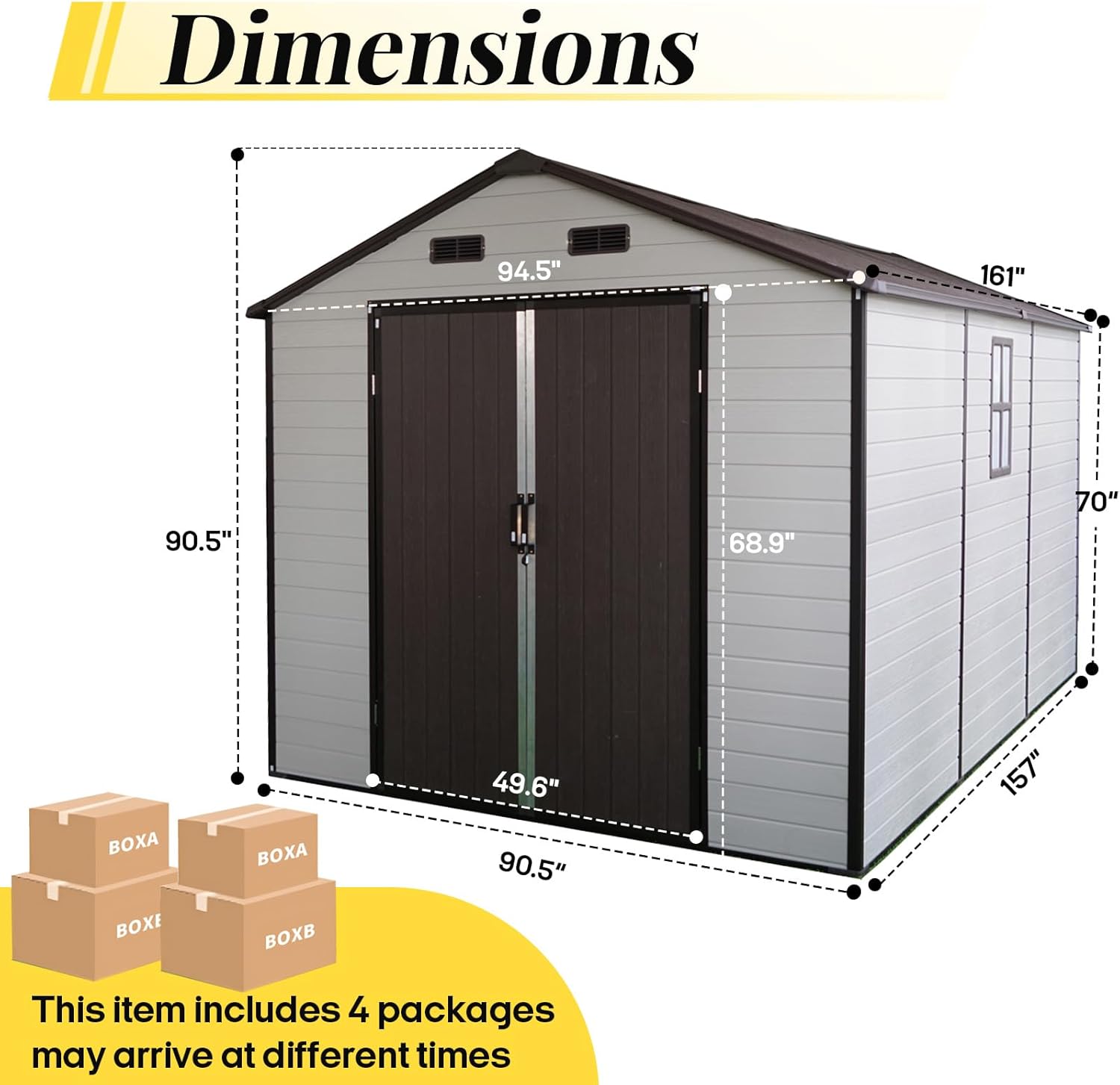 buy Jaxenor 8x14ft resin storage shed,should I buy Jaxenor storage shed,Jaxenor 8x14ft shed pros cons,best resin shed for garden tools,Jaxenor vs Suncast resin shed,Jaxenor outdoor storage shed worth buying unboxing and complete package contents