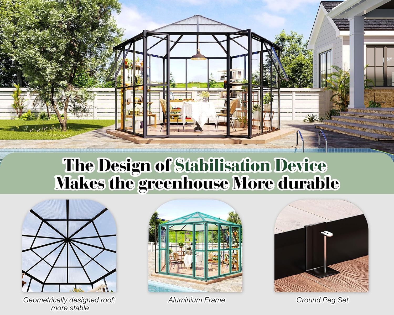 Step-by-step guide for buy Jocisland hexagonal greenhouse,Jocisland 12x10x8 greenhouse pros cons,aluminum frame greenhouse worth buying,hexagonal greenhouse vs traditional,best greenhouse for backyard garden,should I buy a quick-connector greenhouse - complete tutorial