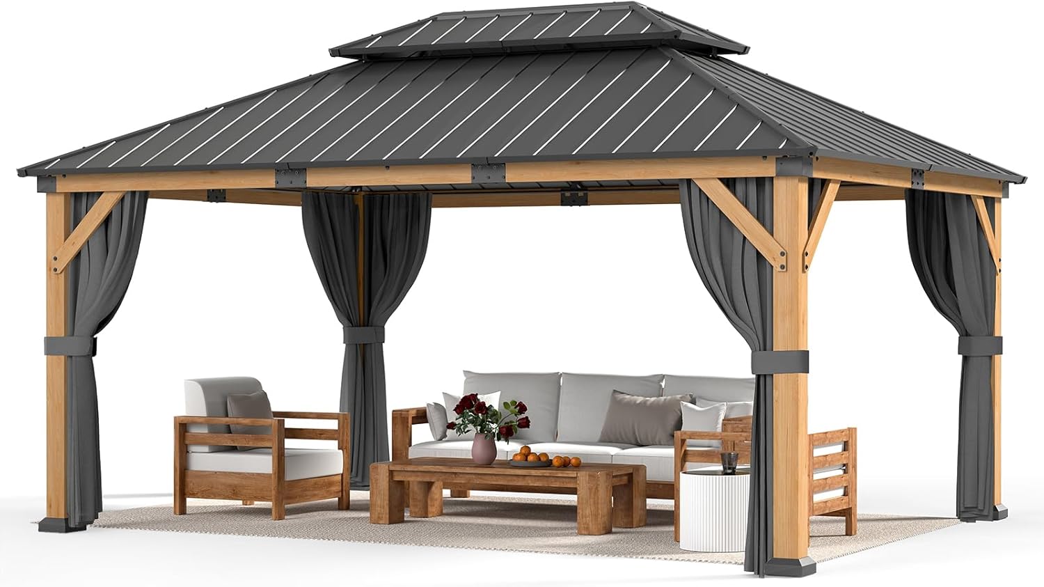Image 1 of buy Jocoevol wood gazebo