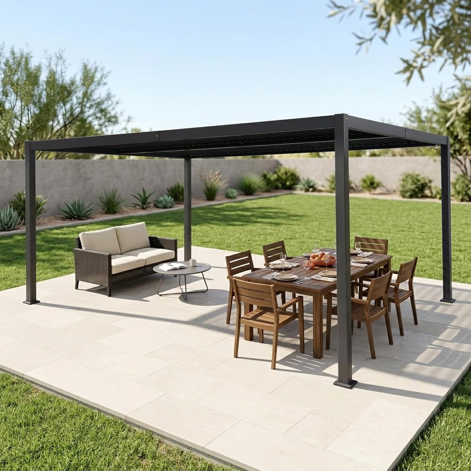 Image 1 of buy Kozyard louvered pergola 12x16