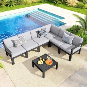 Image 1 of buy L-shaped patio conversation set