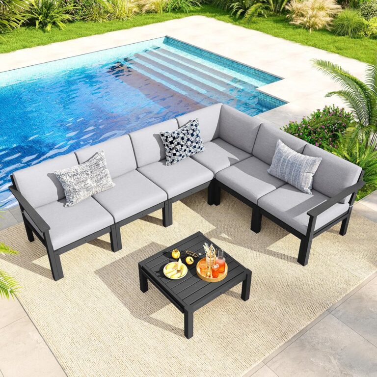 Image 1 of buy L-shaped patio conversation set
