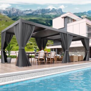 Image 1 of buy LEVELEVE 10x20 louvered pergola