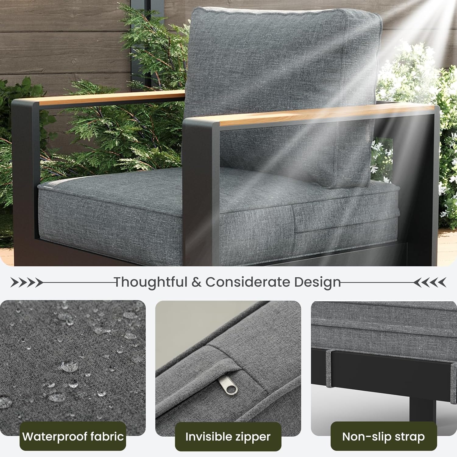 buy LayinSun 7 piece aluminum furniture set,LayinSun aluminum furniture with fire pit worth buying,best outdoor conversation set for patio,LayinSun vs other deep seating sets,aluminum outdoor furniture pros cons,should I buy LayinSun fire pit set performance testing and real-world results