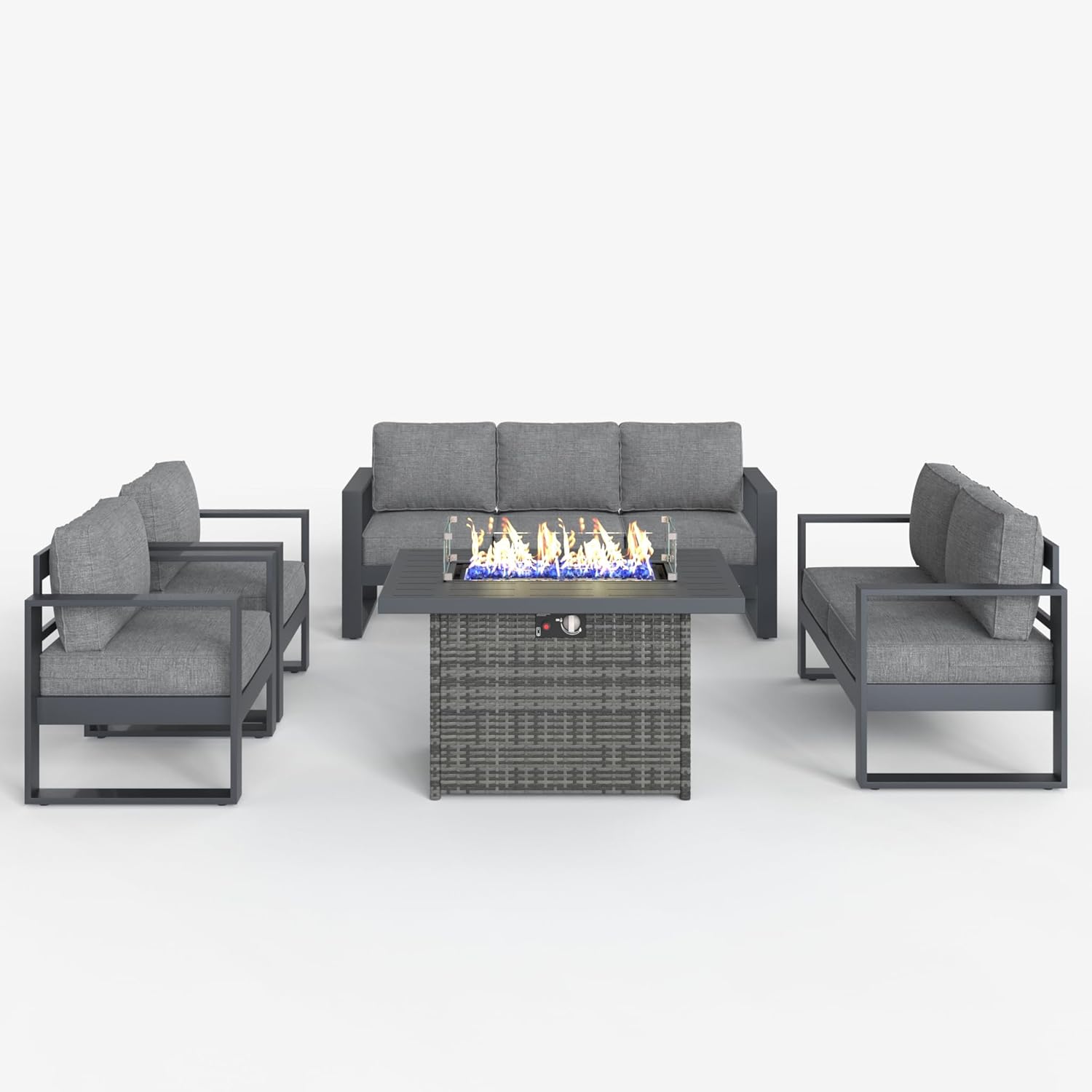 buy LayinSun aluminum patio furniture set,should I buy LayinSun aluminum patio set,LayinSun vs other outdoor furniture,LayinSun aluminum patio set pros cons,best aluminum conversation set for car,LayinSun patio set worth buying unboxing and complete package contents