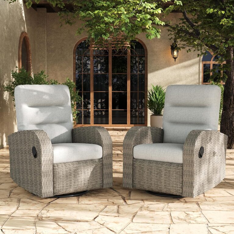 Image 1 of buy LayinSun wicker outdoor swivel glider recliner