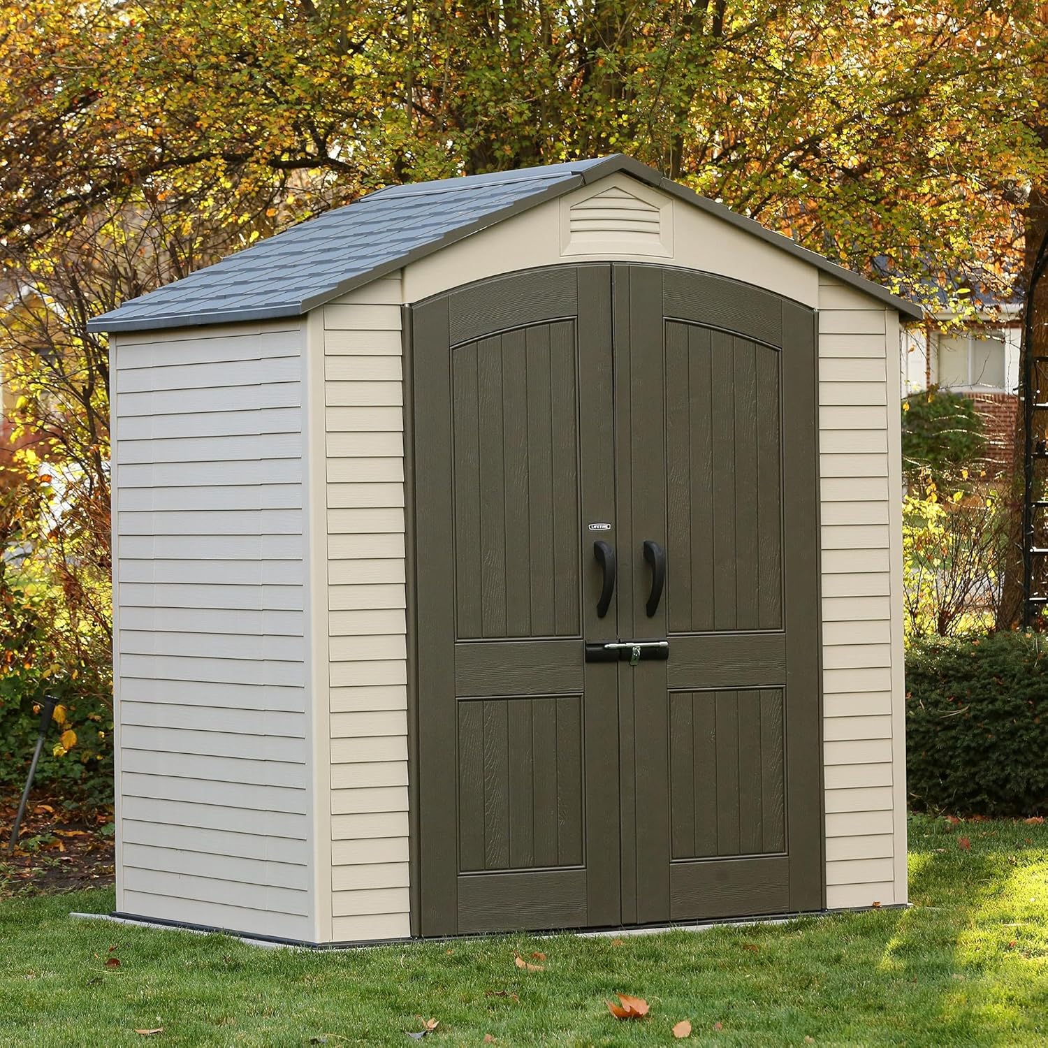buy Lifetime 7x4.5 outdoor storage shed,Lifetime 7x4.5 shed pros cons,best small outdoor storage shed for yard,should I buy Lifetime storage shed,Lifetime 7ft shed vs alternatives,Lifetime storage shed worth buying unboxing and complete package contents