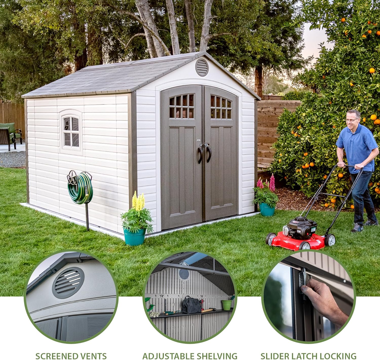 buy Lifetime 8x10 outdoor storage shed,Lifetime 8x10 shed pros cons,should I buy a Lifetime outdoor shed,best dual wall storage shed for yard,Lifetime shed vs Suncast shed,large metal plastic shed worth buying performance testing and real-world results