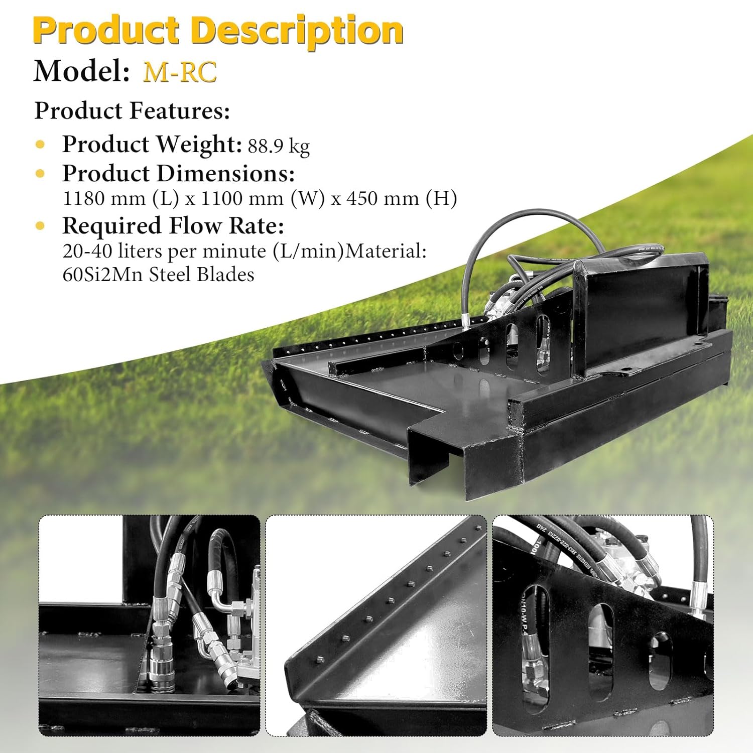 Step-by-step guide for buy M-RC 42 mini skid steer brush cutter,should I buy AGT brush cutter attachment,mini skid steer brush cutter pros cons,best brush cutter for skid steer,M-RC 42 vs other brush cutters,AGT mini skid steer brush cutter worth buying - complete tutorial