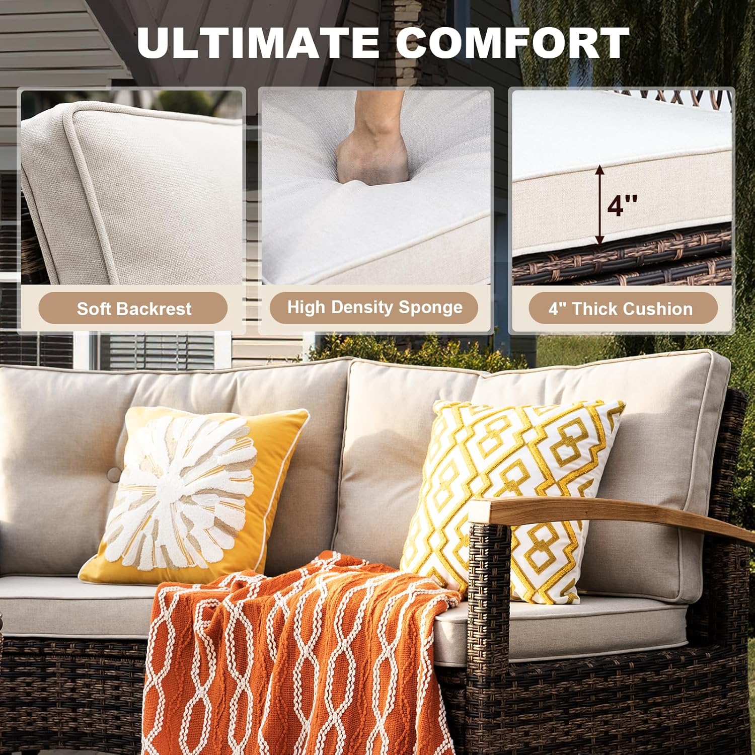 buy MEISSALIVVE outdoor patio set,MEISSALIVVE patio furniture pros cons,half-moon curved sectional sofa worth buying,best outdoor conversation set for car,MEISSALIVVE vs better homes and gardens,should I buy MEISSALIVVE 11-piece set unboxing and complete package contents