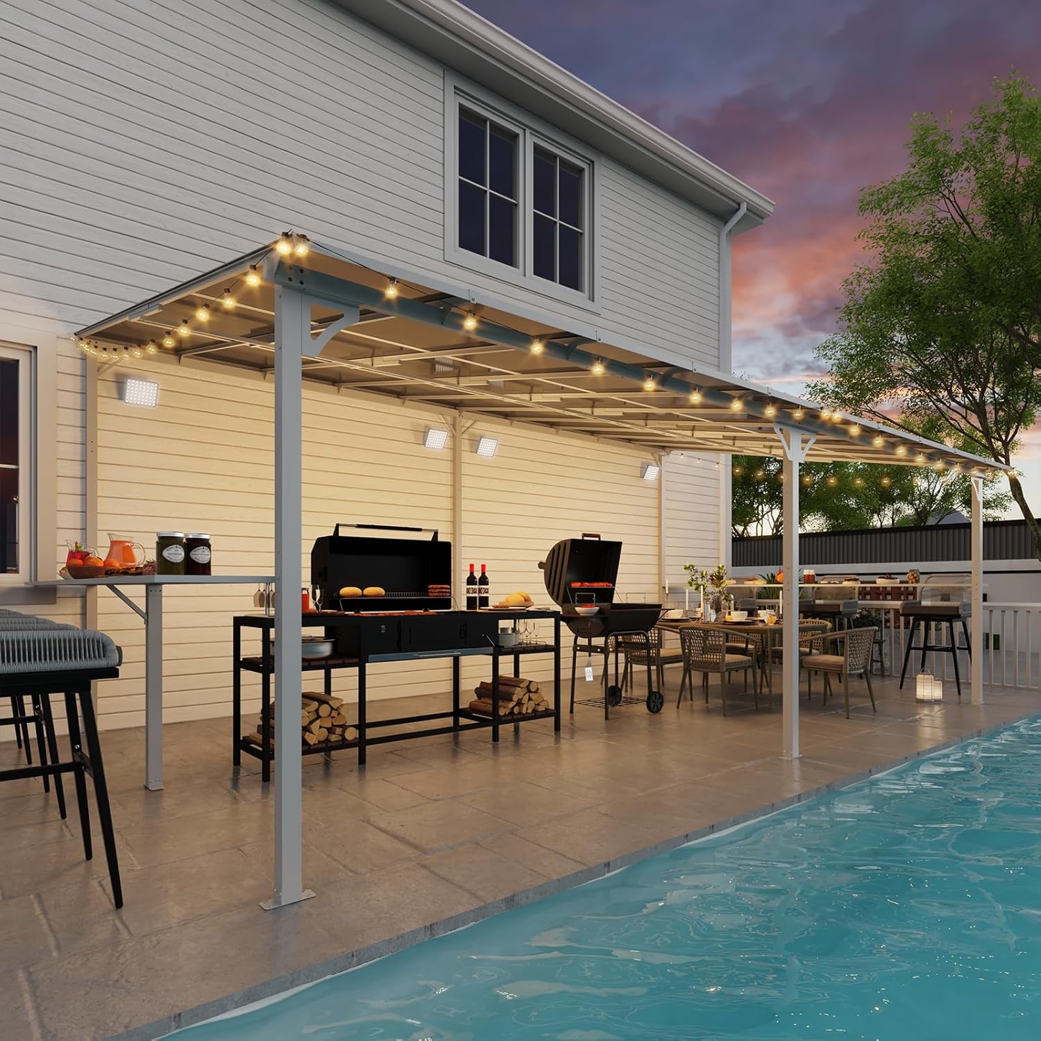 Step-by-step guide for buy MEISSALIVVE wall mounted gazebo,best outdoor BBQ grill gazebo,MEISSALIVVE gazebo pros cons,wall mounted pergola worth buying,grill gazebo with side shelf,heavy duty lean to gazebo for deck - complete tutorial