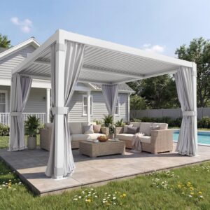 Image 1 of buy MELLCOM louvered pergola 12x12