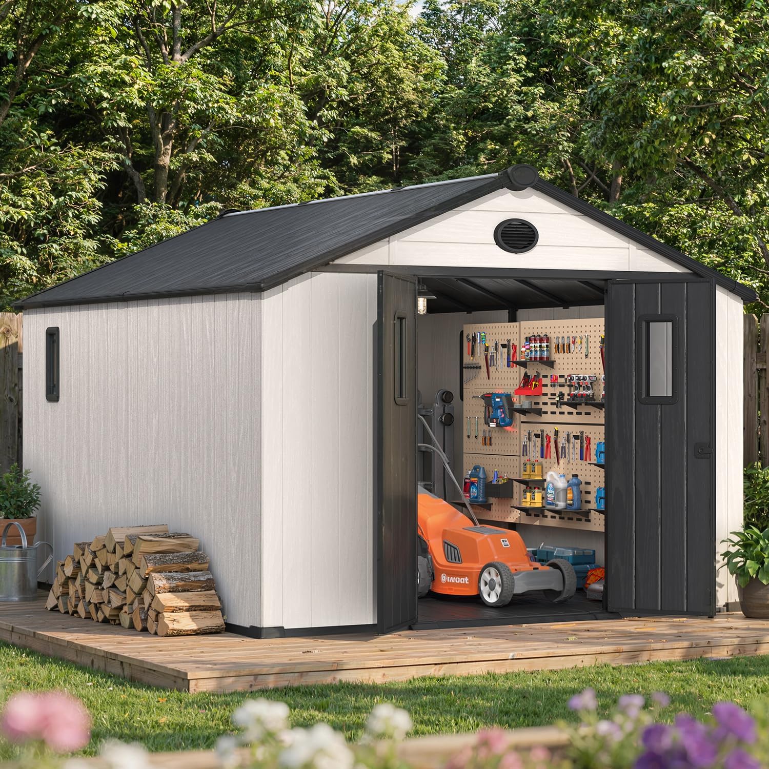 Image 1 of buy MELLCOM resin storage shed