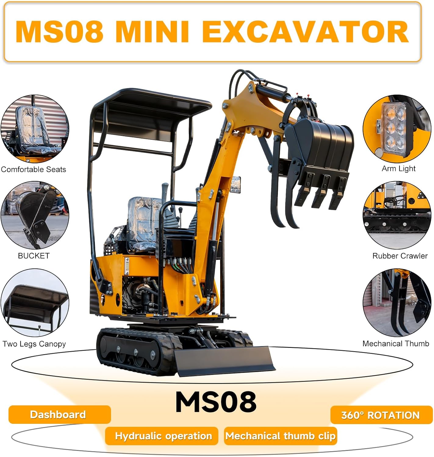 buy MMS 0.8 ton mini excavator,MMS 0.8 ton excavator worth buying,best compact excavator for tight spaces,MMS mini excavator pros and cons,should I buy an MMS mini excavator,MMS 0.8 ton vs other mini excavators performance testing and real-world results