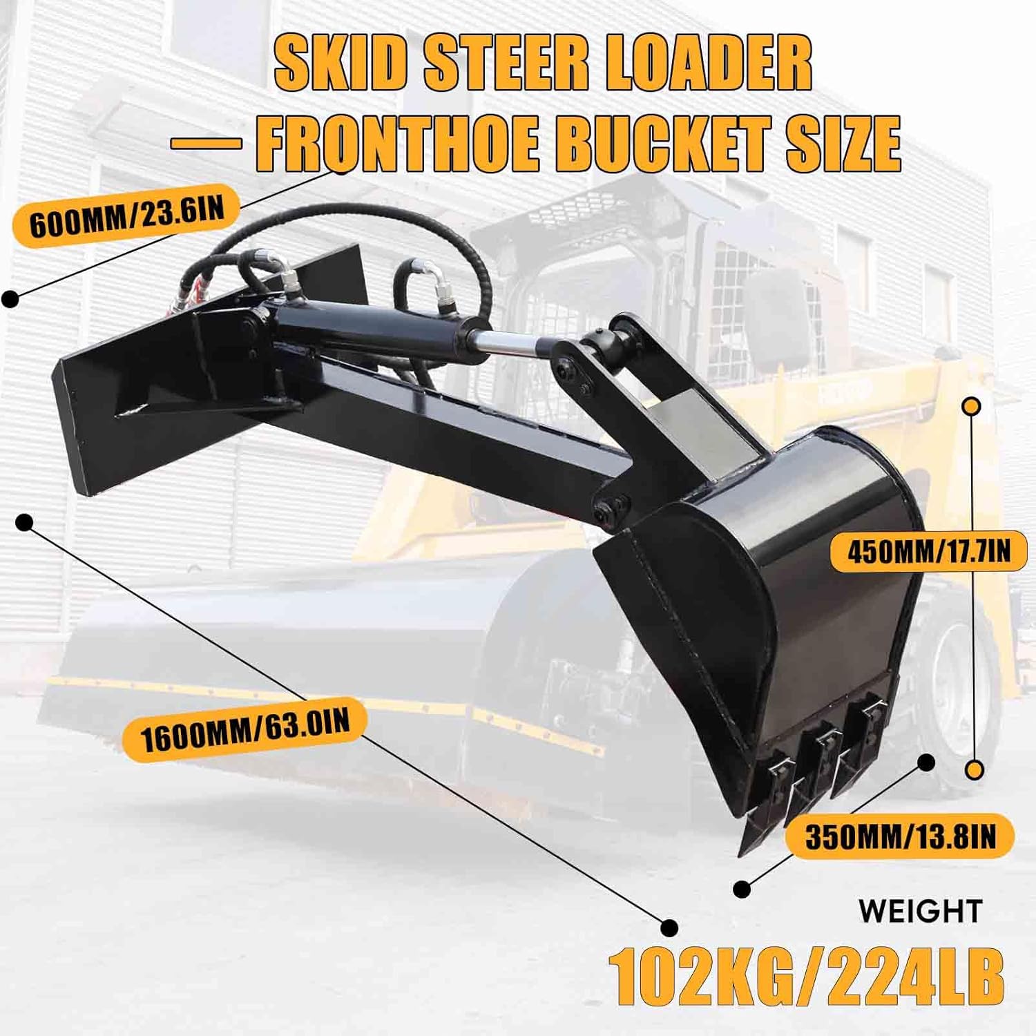 buy MMS skid steer backhoe,should I buy MMS fronthoe,MMS fronthoe 12 pros cons,skid steer backhoe vs excavator,best skid steer attachment for digging,MMS fronthoe worth buying unboxing and complete package contents