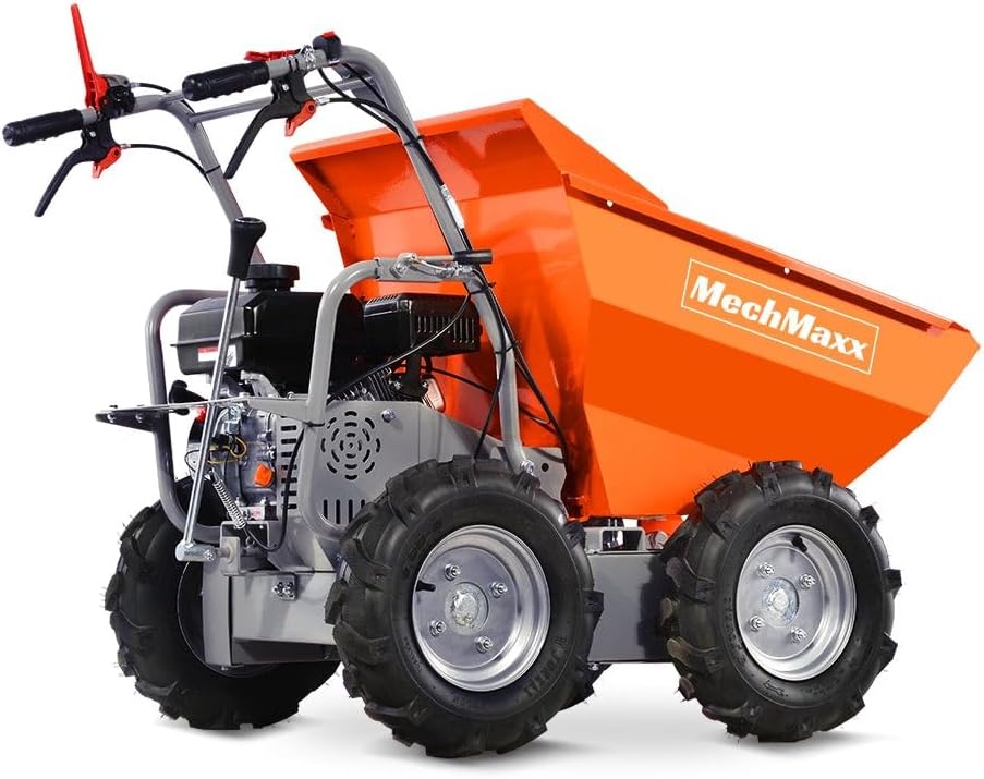 buy MechMaxx T30 power wheelbarrow,MechMaxx T30 4 wheel drive gas wheelbarrow worth it,best gas powered dumper for muddy terrain,MechMaxx T30 vs motorized wheelbarrow alternatives,660lb capacity dump cart pros cons,where to get reliable construction wheelbarrow for slopes unboxing and complete package contents