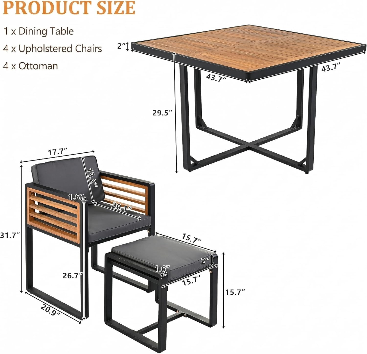 buy Merax 18-piece patio dining set,should I buy Merax outdoor dining set,Merax patio set vs competitors,Merax acacia wood dining set pros cons,best outdoor furniture for 16 people,Merax dining set worth buying unboxing and complete package contents