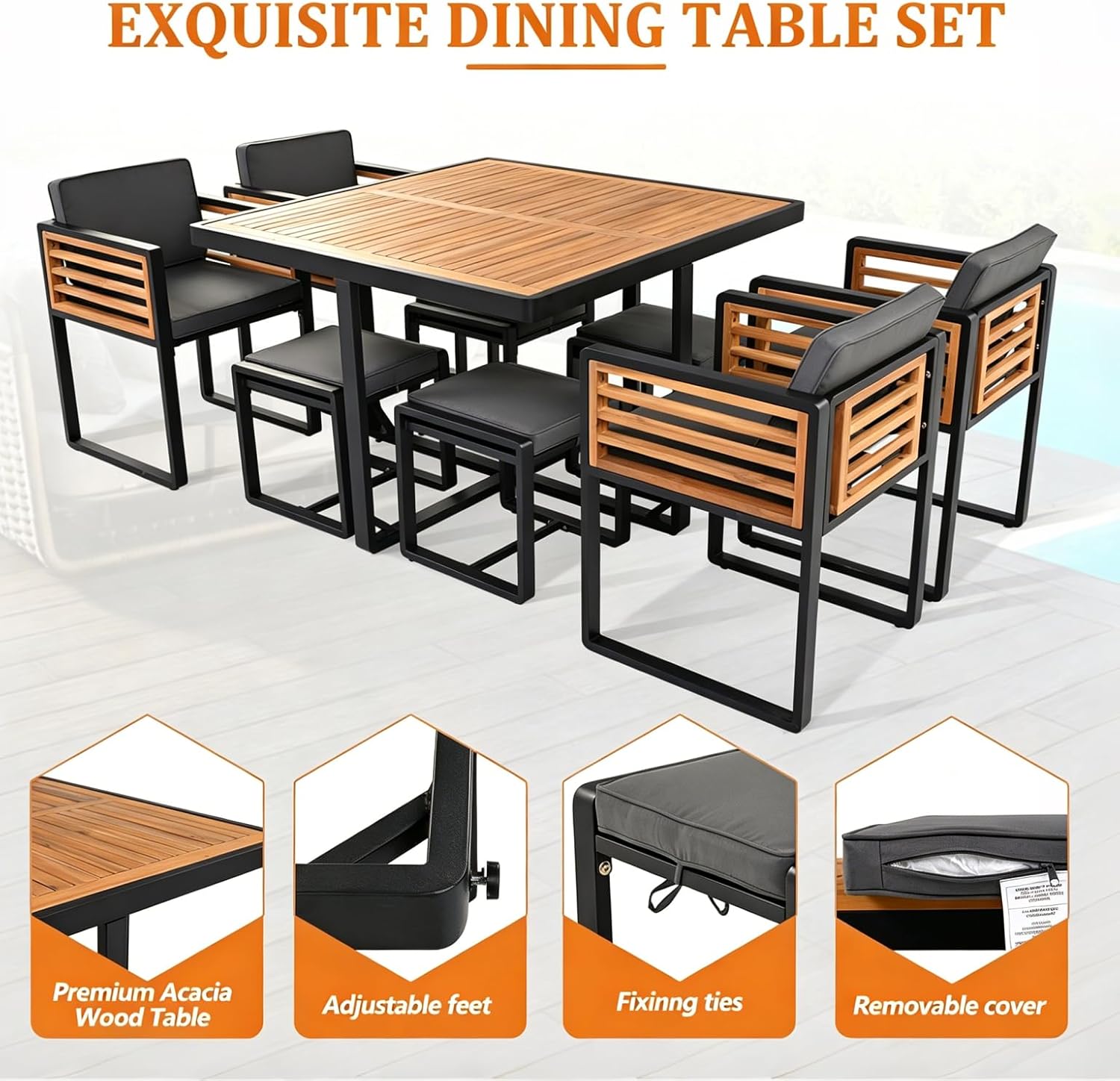 Step-by-step guide for buy Merax 18-piece patio dining set,should I buy Merax outdoor dining set,Merax patio set vs competitors,Merax acacia wood dining set pros cons,best outdoor furniture for 16 people,Merax dining set worth buying - complete tutorial