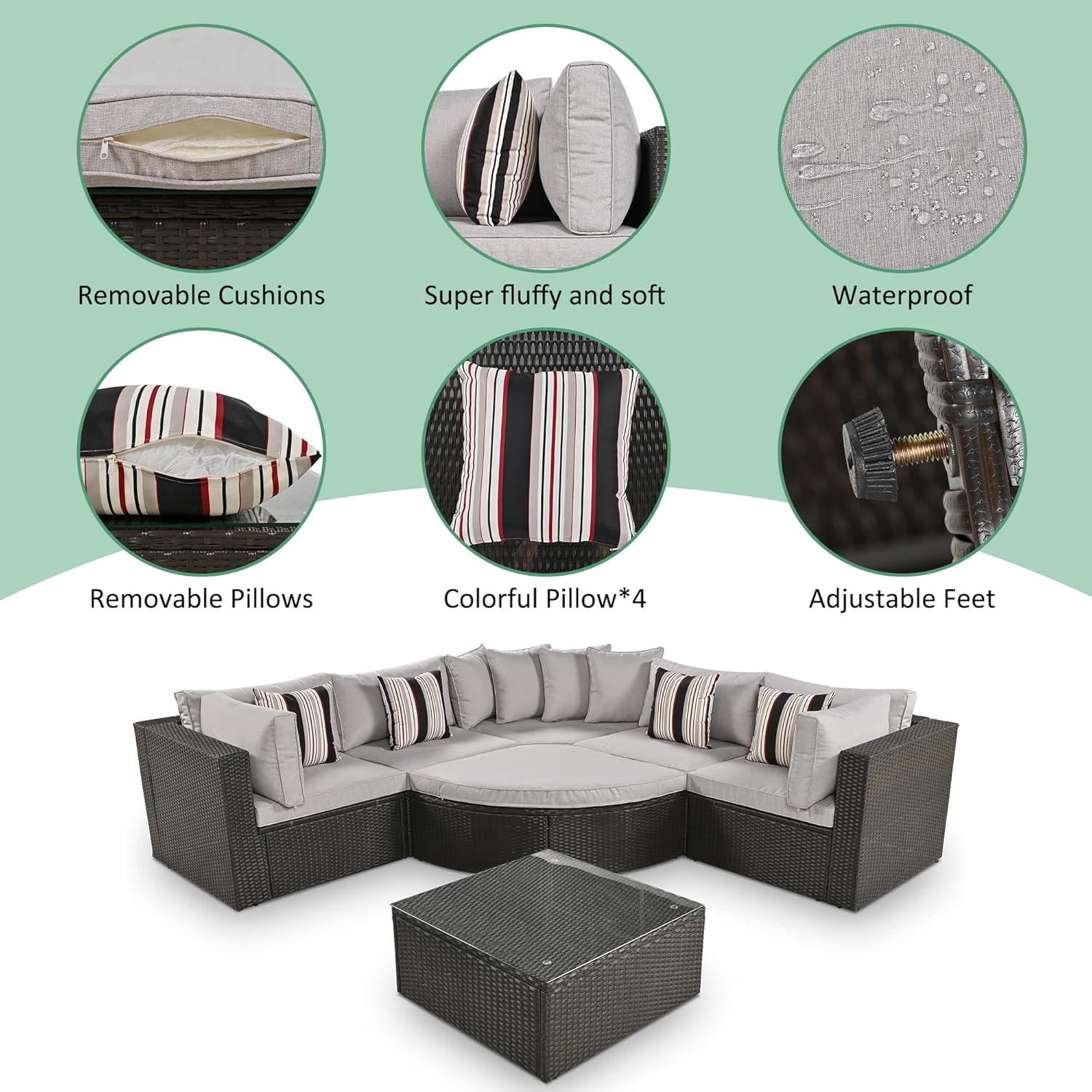 Step-by-step guide for buy Merax 7-piece wicker sectional sofa set,should I buy Merax outdoor sectional,Merax wicker sectional vs alternatives,Merax 7-piece sofa set pros cons,Merax outdoor sectional worth buying,best modular rattan conversation set for patio - complete tutorial