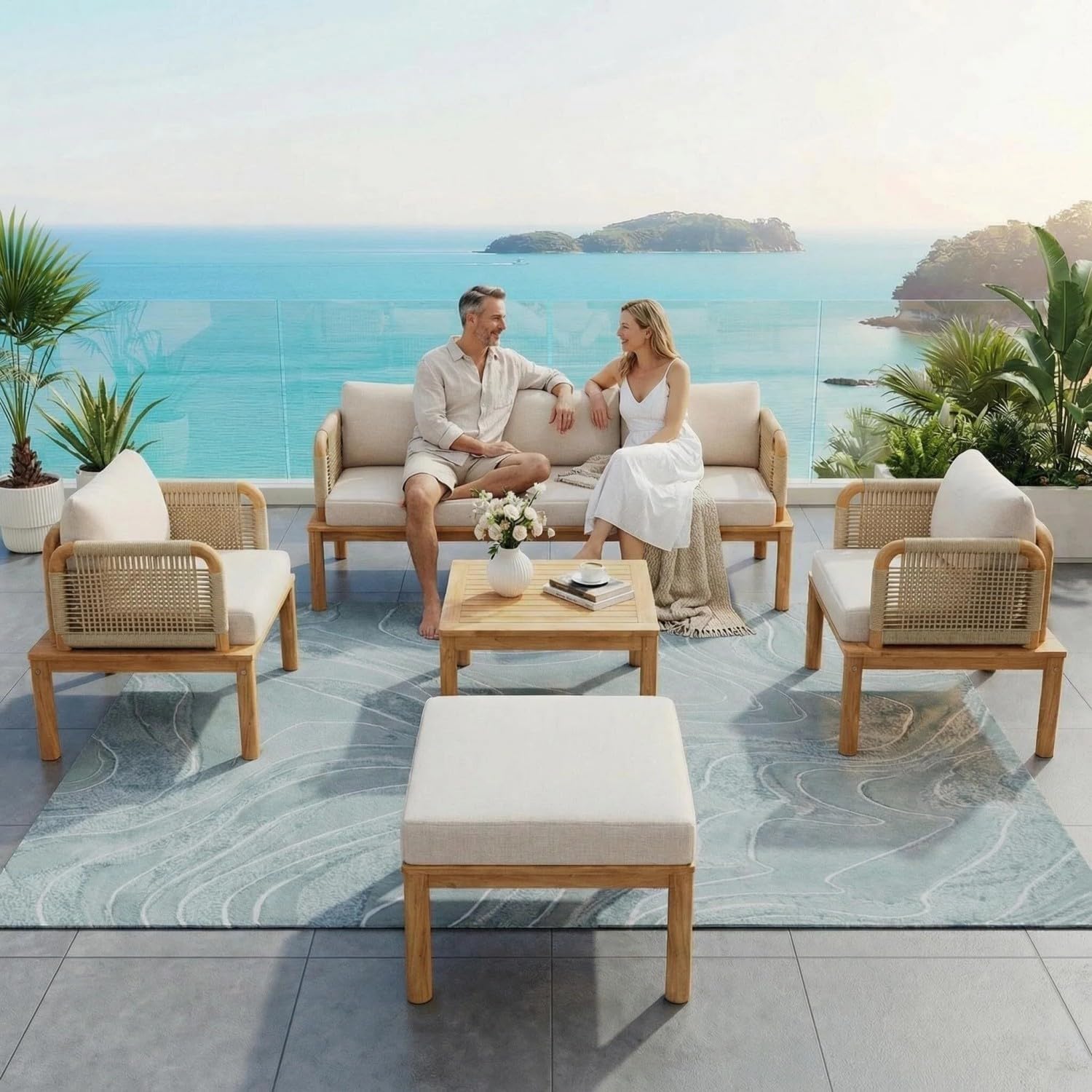 Step-by-step guide for buy Midcenzar patio set,Midcenzar patio set vs alternatives,acacia wood outdoor sectional worth it,best all-weather conversation set for backyard,Midcenzar patio set pros cons,should I buy a 5 piece patio set - complete tutorial