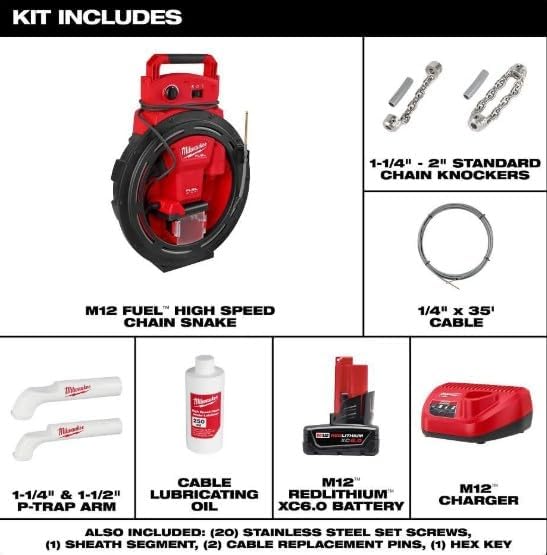 buy Milwaukee M12 chain snake,Milwaukee M12 chain snake pros cons,should I buy Milwaukee chain snake,Milwaukee M12 chain snake vs Ridgid,best drain snake for car maintenance,Milwaukee chain snake worth buying unboxing and complete package contents