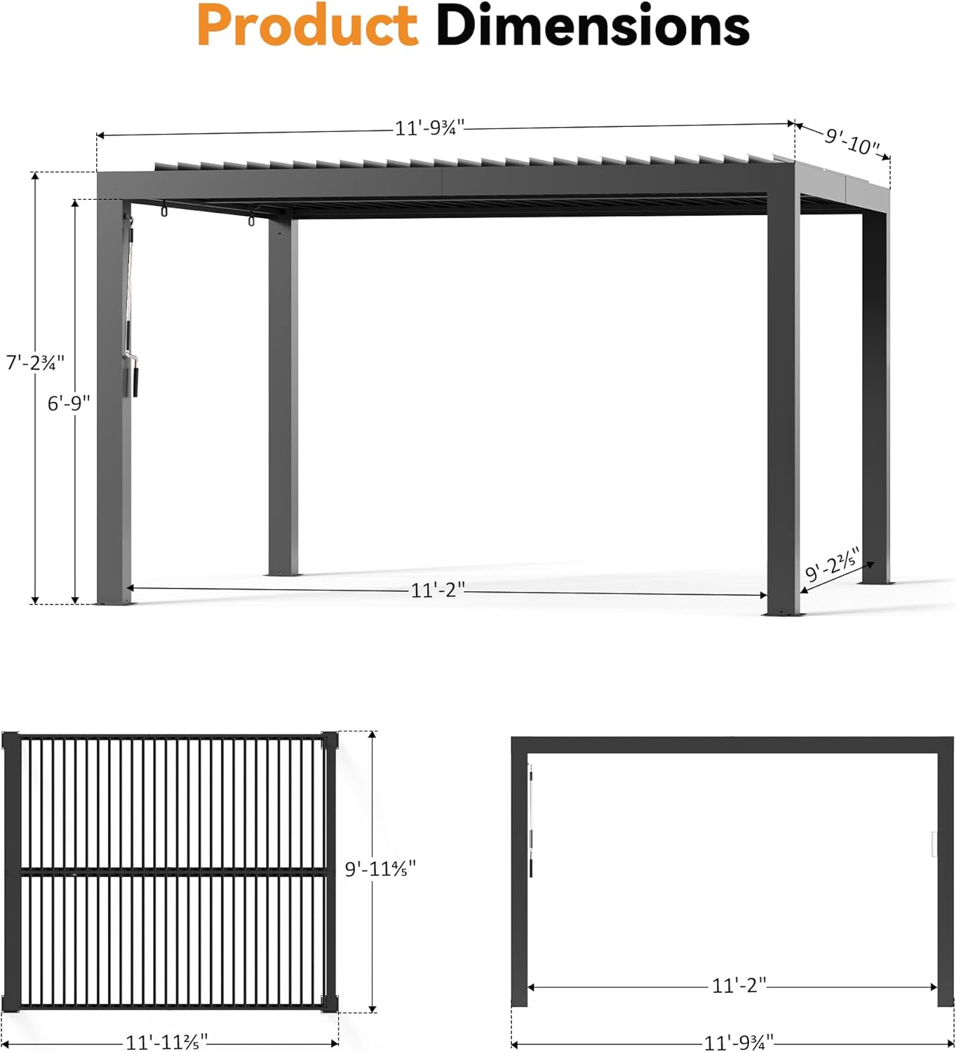 Step-by-step guide for buy Modern Shade Aurora louvered pergola,outdoor pergola with USB ports,adjustable louvered pergola benefits,should I buy a louvered pergola,best pergola for patio deck,Modern Shade pergola pros cons - complete tutorial