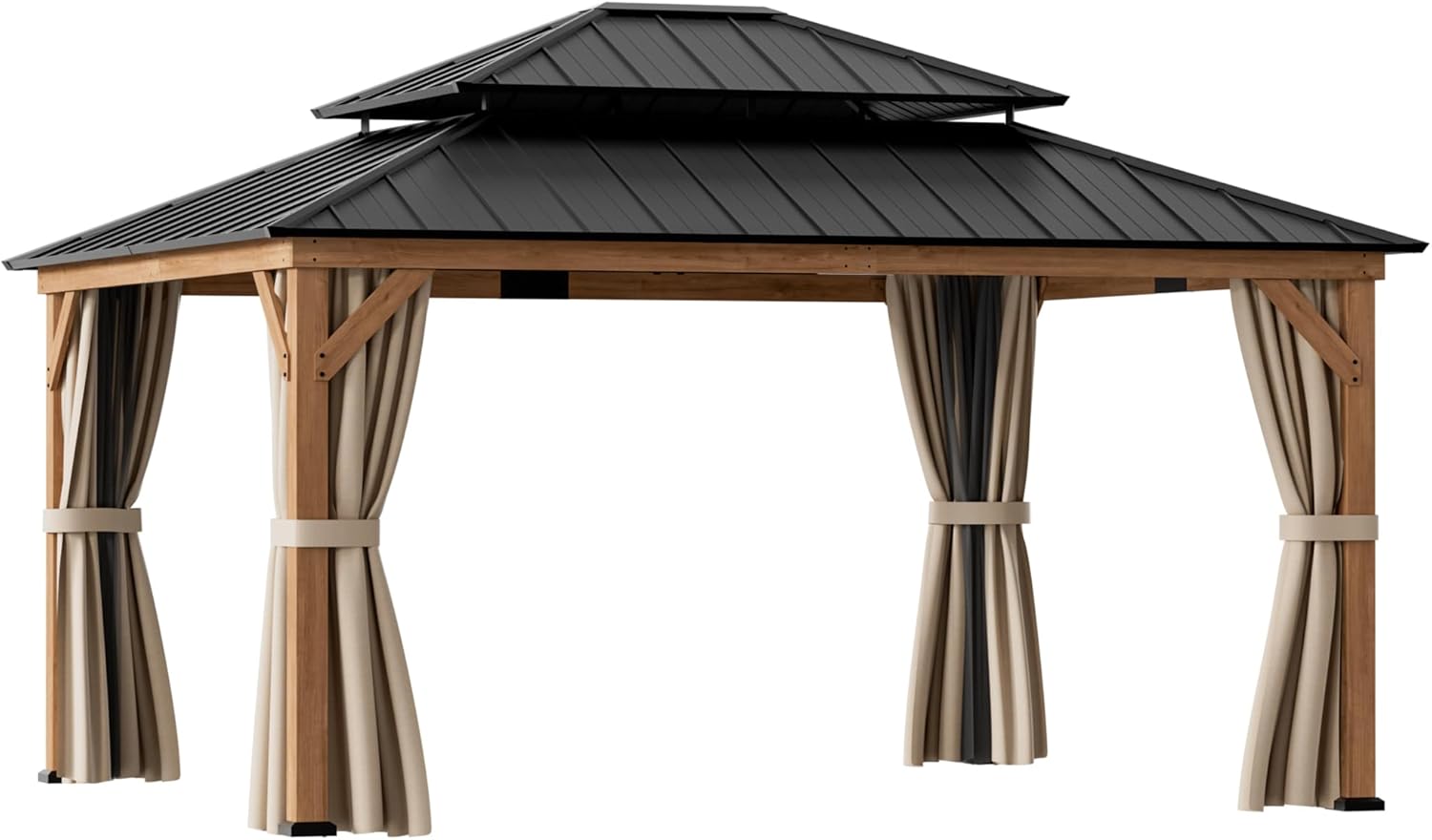 buy Modern Shade Wood Gazebo,Modern Shade Wood Gazebo worth it,best cedar gazebo for grill,Modern Shade gazebo pros cons,should I buy a wood gazebo for backyard,hardtop gazebo vs soft top unboxing and complete package contents