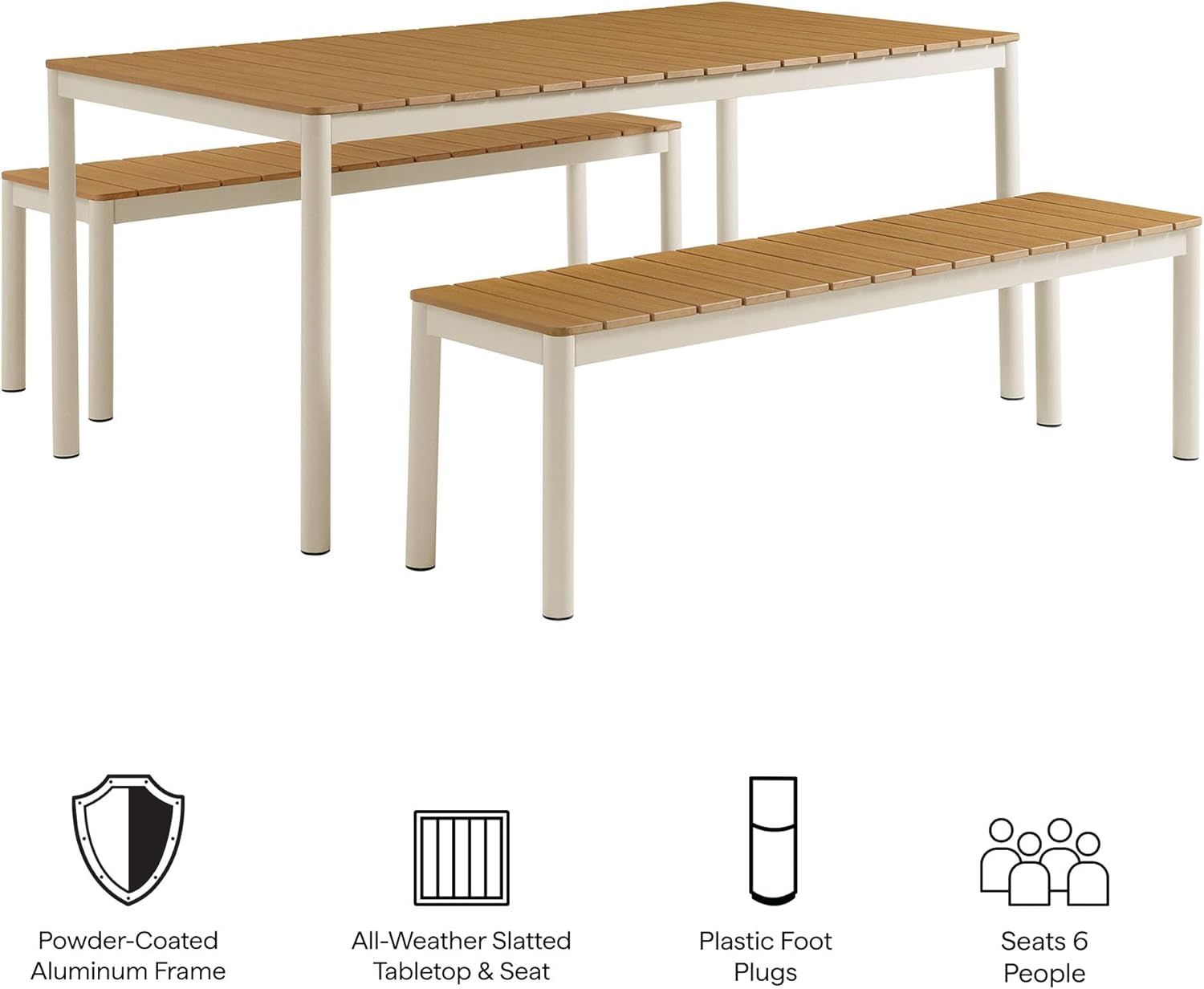 buy Modway Finn dining set,Modway Finn dining set pros cons,should I buy Modway Finn outdoor dining set,best outdoor dining set for 6,Modway Finn vs similar sets,faux wood outdoor dining set worth buying unboxing and complete package contents