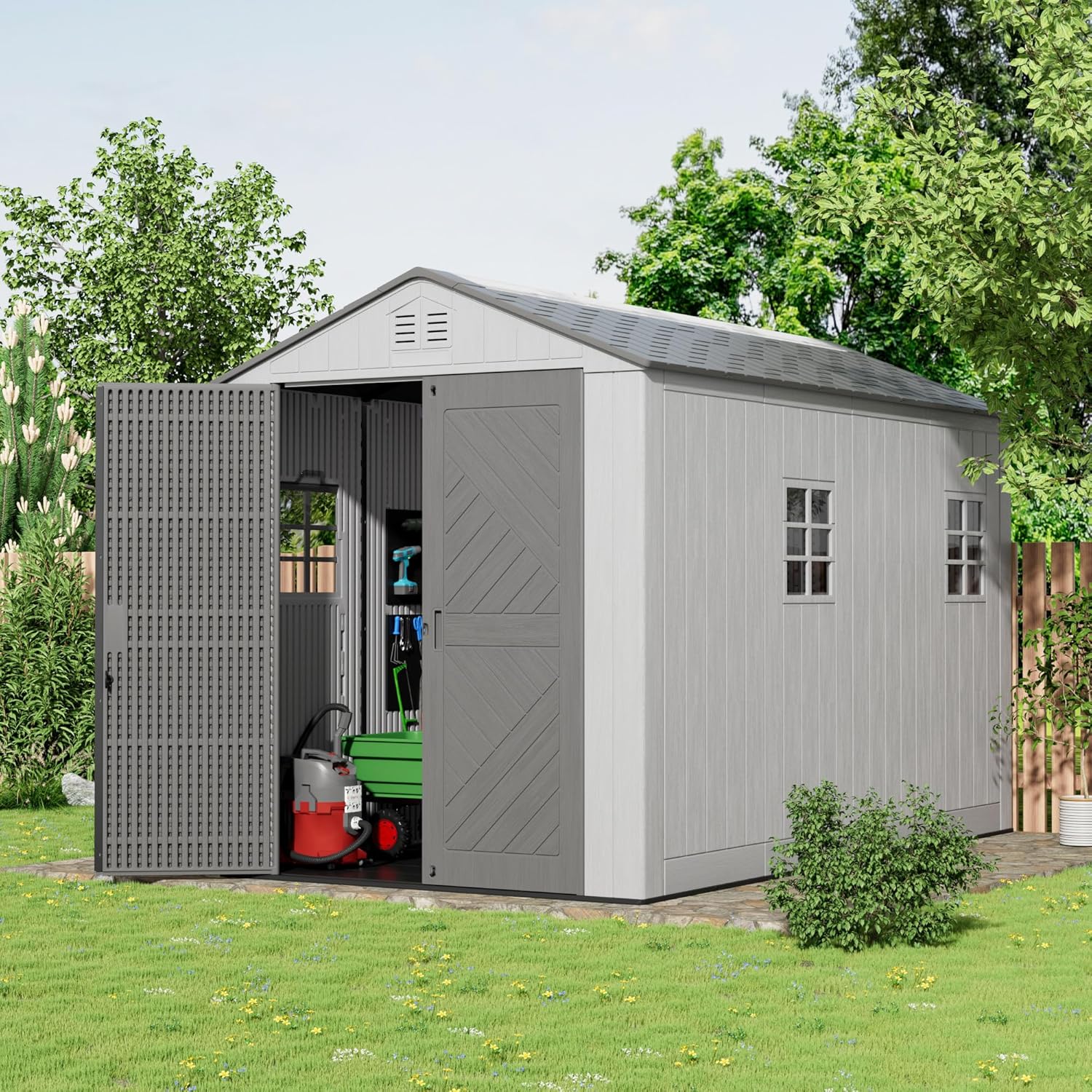 buy Mrosaa 6x11 shed,Mrosaa storage shed pros cons,best resin shed for garden, Mrosaa 6x11 vs other sheds,should I buy Mrosaa shed,Mrosaa outdoor shed worth buying unboxing and complete package contents