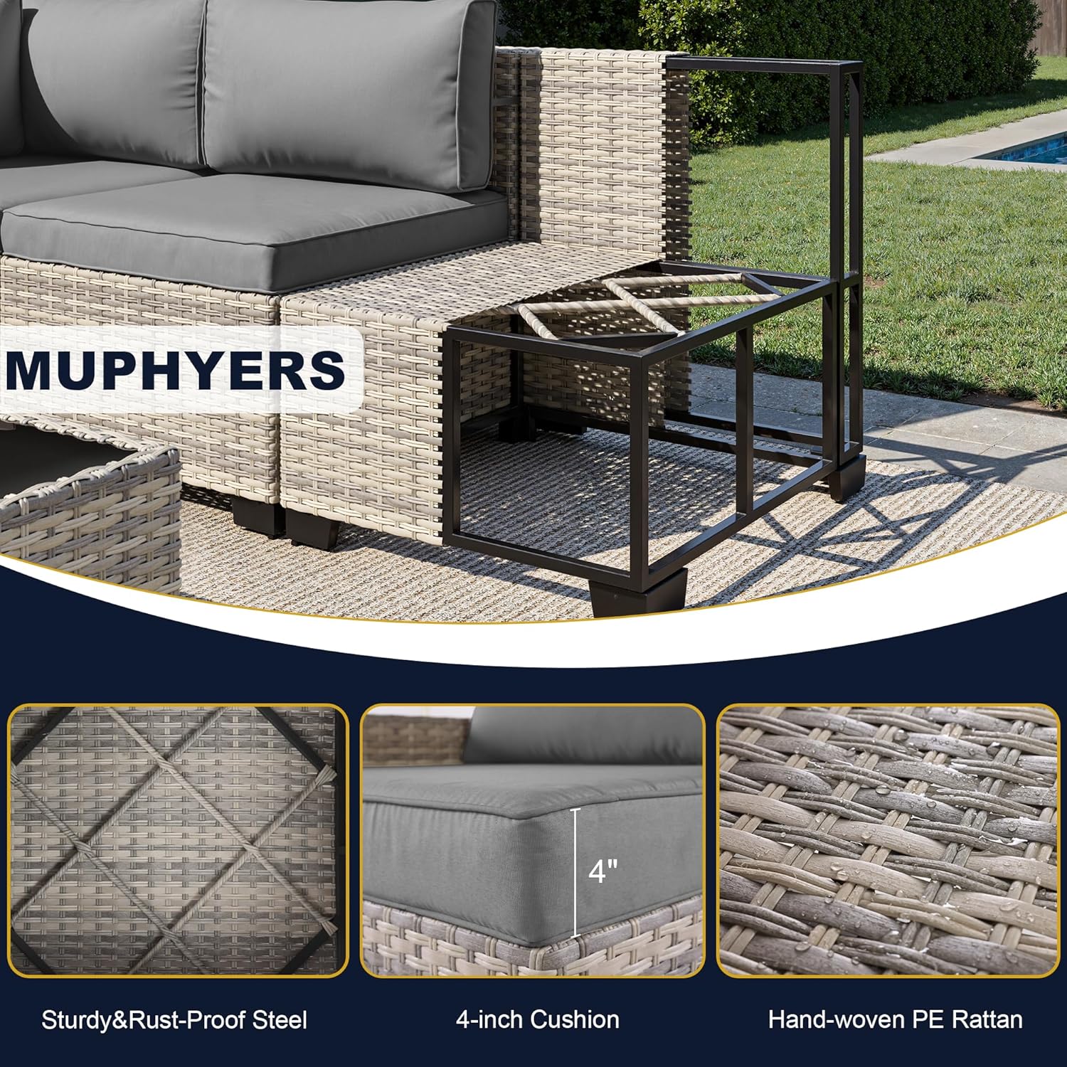 Step-by-step guide for buy Muphyers outdoor patio set,best outdoor conversation set with fire pit,Muphyers 16 piece patio set worth it,outdoor sectional with swivel rocking chairs,wicker rattan sofa set pros cons,should I buy a patio set with fire pit table - complete tutorial