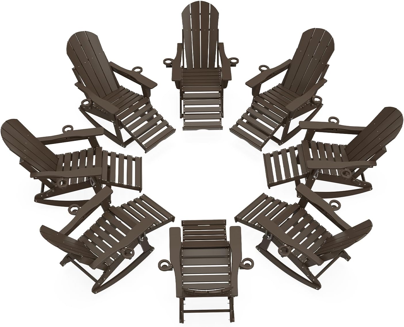 Image 1 of buy NAVINE Adirondack rocking chairs set of 8