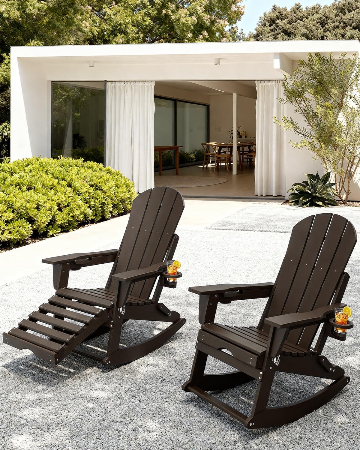 buy NAVINE Adirondack rocking chairs set of 8,Adirondack rocking chairs with ottoman pros cons,best HDPE outdoor rocking chairs for patio,NAVINE Adirondack chairs vs wood alternatives,folding Adirondack chairs worth buying,should I buy removable rocking base Adirondack chairs unboxing and complete package contents