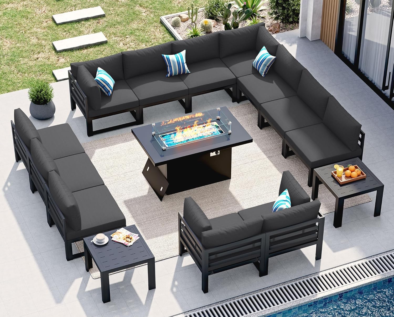 Image 1 of buy NICESOUL 15-piece patio furniture set
