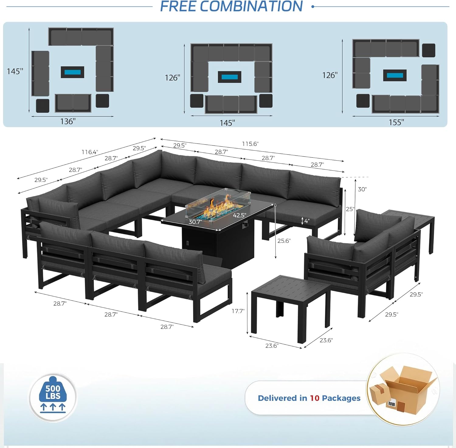 buy NICESOUL 15-piece patio furniture set,NICESOUL patio set pros cons,should I buy NICESOUL sectional,NICESOUL vs other outdoor furniture,best heavy duty patio set for backyard,NICESOUL fire pit table worth buying performance testing and real-world results