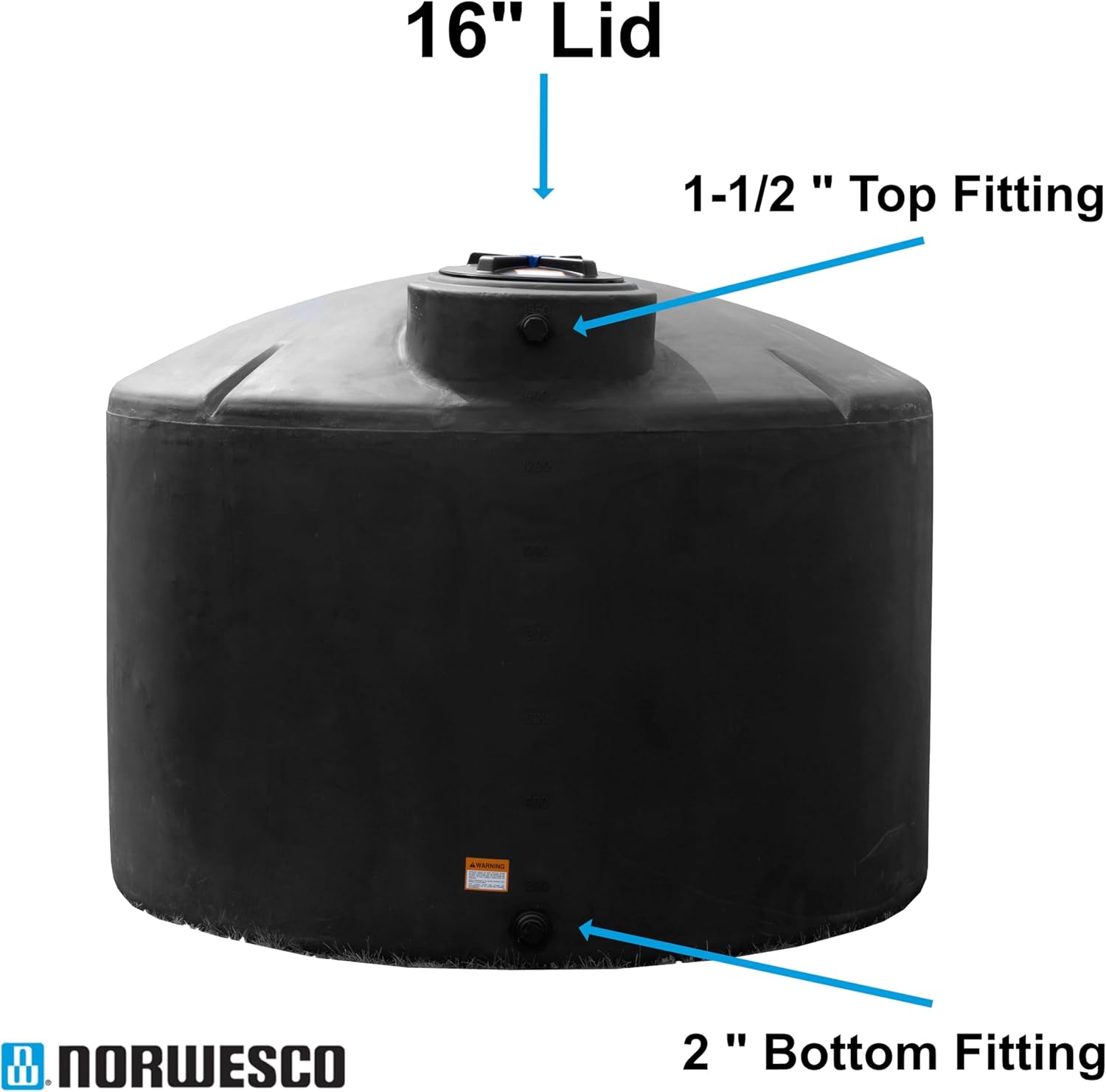 buy Norwesco 1550 gallon water tank performance testing and real-world results